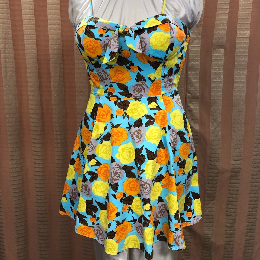 IXiA Retro-style Fit And Flare Floral Dress